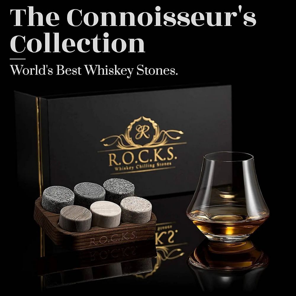 ROCKS - The Connoisseur's Set - Nosing Whiskey Glass Edition - Whiskey Glass from R.O.C.K.S at The Prince Webshop