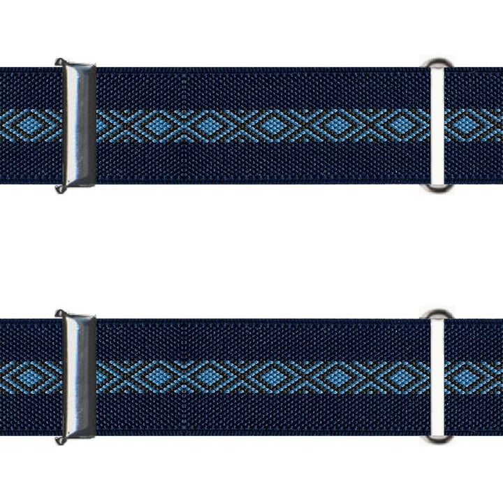 Blues Elegance Tuxedo Suspenders with Sleeve Holders - Suspenders from SCANBELT Shooster at The Prince Webshop
