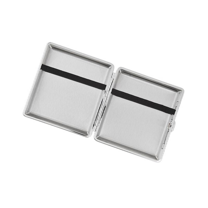 Black Cigarette Case - 20 King Size - Antique Leather Look - Cigarette Case from Angelo at The Prince Webshop