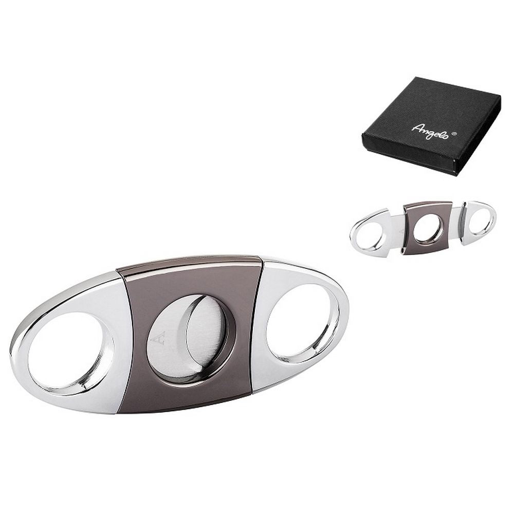 Angelo Double Cut Guillotine Cigar Cutter - Cigar Cutter from Angelo at The Prince Webshop