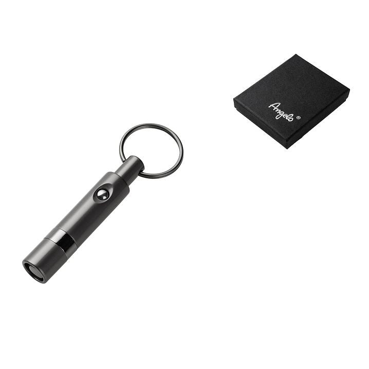 Angelo Cigar Punch Key Ring - Dark Metal - Cigar Klipper from Angelo at The Prince Webshop