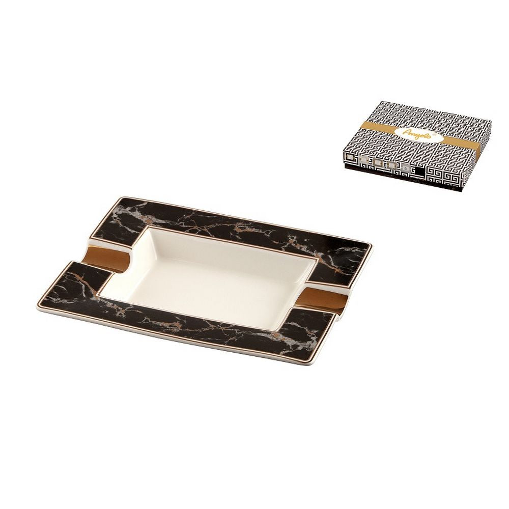 Angelo Double Cigar Ashtray New Bone China III - Cigar Ashtray from Angelo at The Prince Webshop