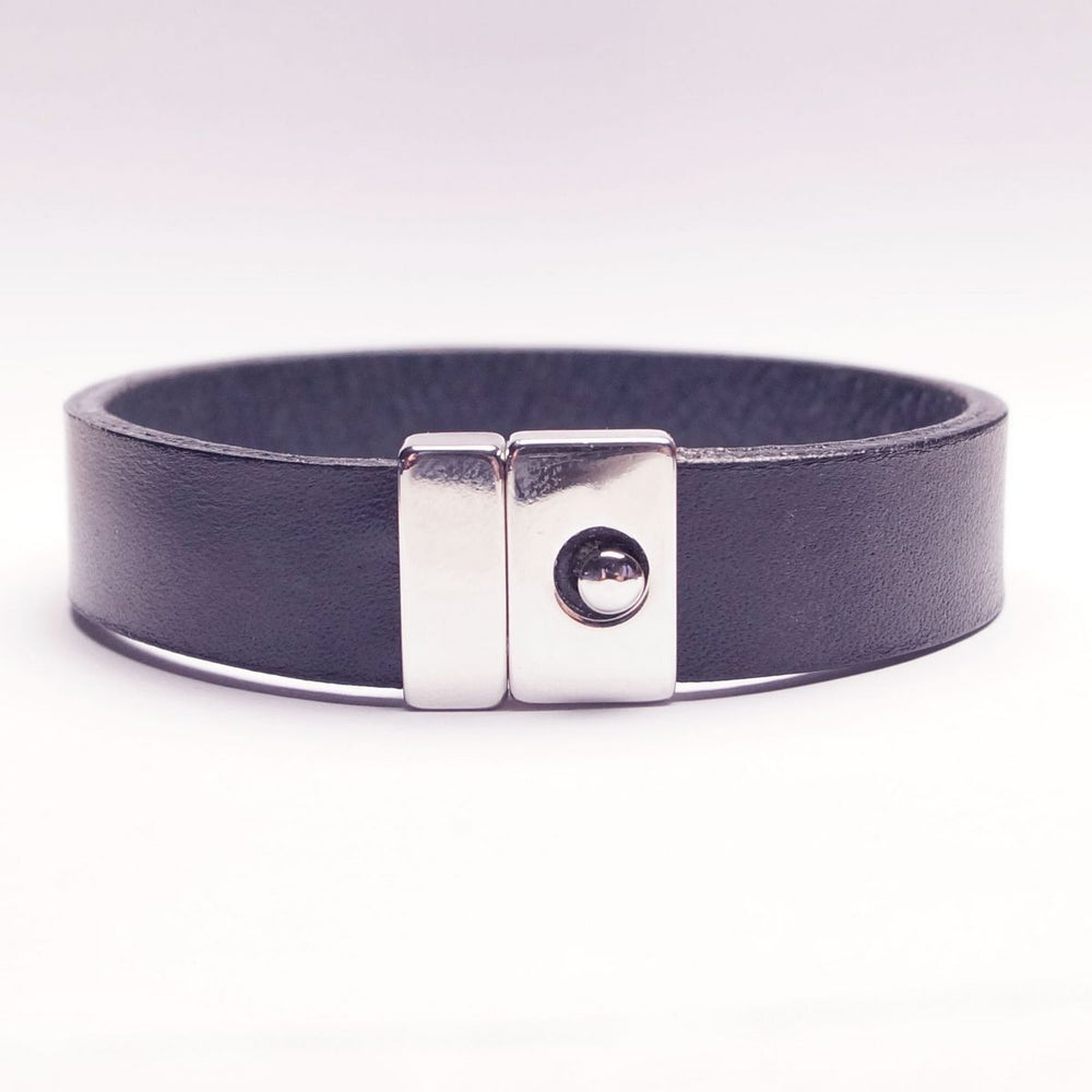Single Leather Bracelet - Marine - Jewelry from The Leather Belt Co. at The Prince Webshop