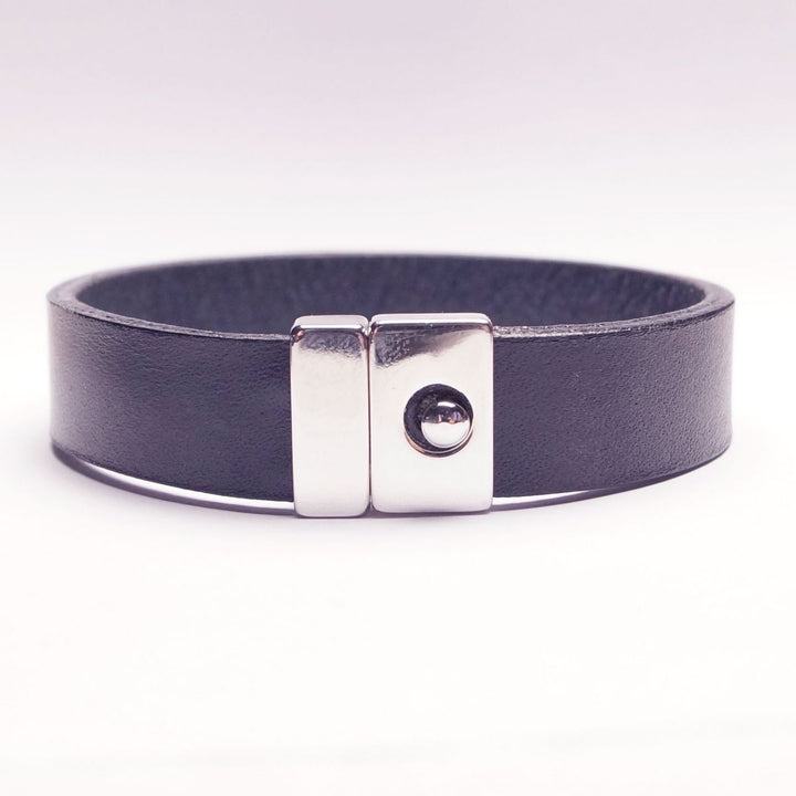 Single Leather Bracelet - Marine - Jewelry from The Leather Belt Co. at The Prince Webshop
