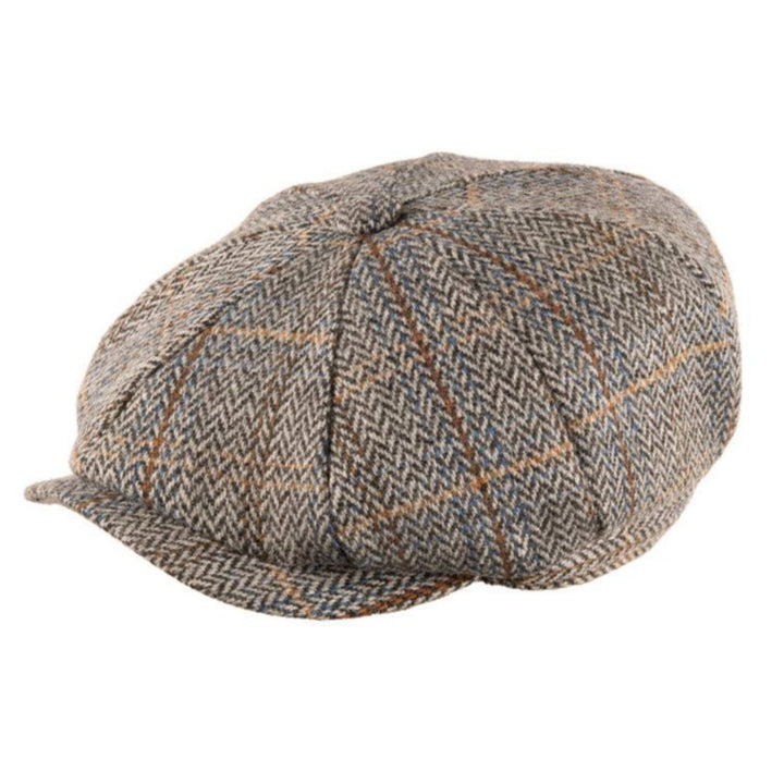 Heritage Tradition Carlyle Tweed Newsboy Cap Herringbone - Flat Cap from Heritage Traditions at The Prince Webshop