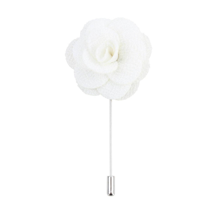David Aster - Ivory Flower Lapel Pin - Lapel pin from the David Aster Collection at The Prince Webshop