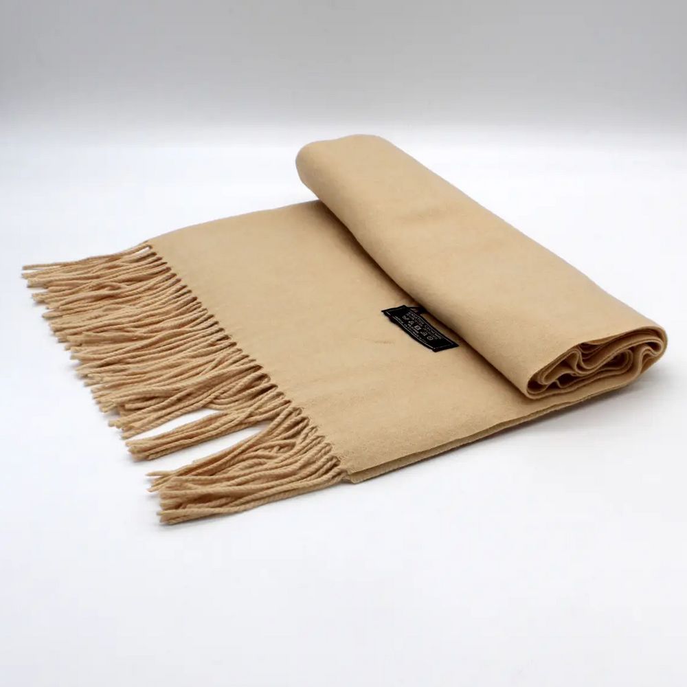 Hologramme Paris - Echarpe Sensation Cachemire uni - Beige Clair Scarf - Scarf from Hologramme Paris at The Prince Webshop