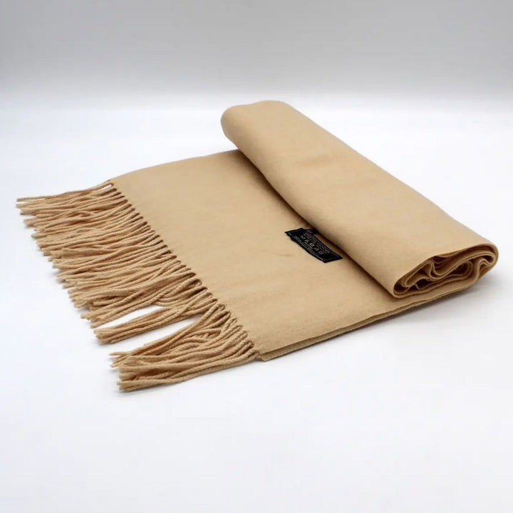 Hologramme Paris - Echarpe Sensation Cachemire uni - Beige Clair Scarf - Scarf from Hologramme Paris at The Prince Webshop