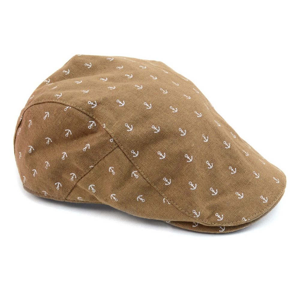 Anchor Pattern Ivy Hat - Flat Cap in 2 Colors - Flat Cap from Westend at The Prince Webshop