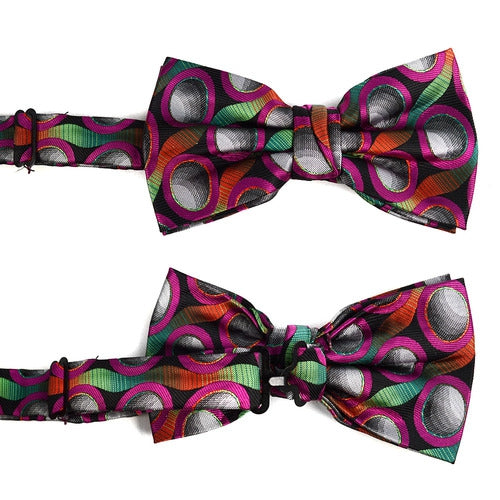 Circular Butterfly and Cloth Set in Green - Butterfly and Pocket Square Set from Laurant Bennet Milano at The Prince Webshop