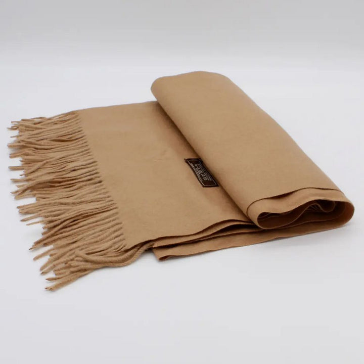 Hologramme Paris - Echarpe Sensation Cachemire uni - Camel Scarf - Scarf from Hologramme Paris at The Prince Webshop