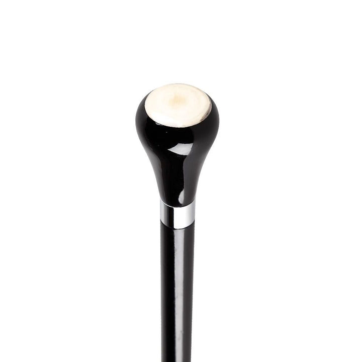 Walking stick Black with Horn Knob - Walking stick from Charles Buyers & Co Ltd at The Prince Webshop