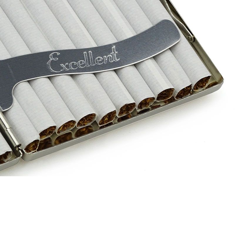 Cigarette Case - 20 King Size - Paisley Chrome - Cigarette Case from Excellent at The Prince Webshop