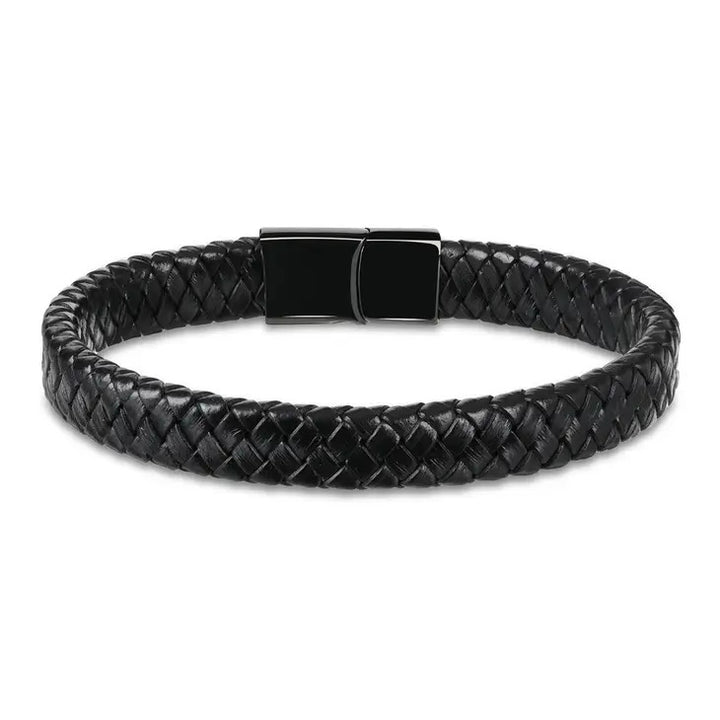 James Hawk Leather Bracelet - Black - Jewelery from James Hawk at The Prince Webshop