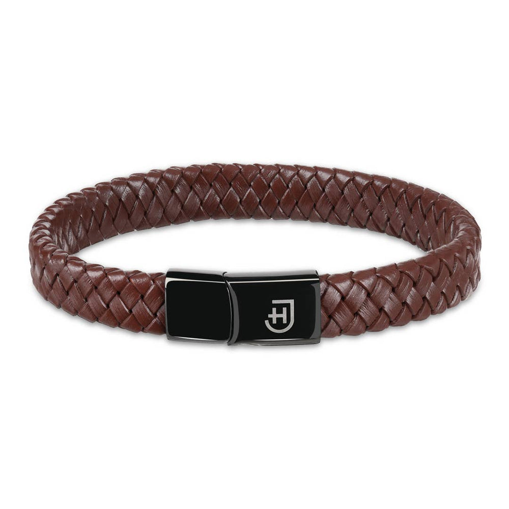 James Hawk Leather Bracelet - Brown - Jewelery from James Hawk at The Prince Webshop