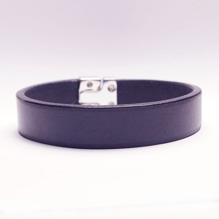 Single Leather Bracelet - Marine - Jewelry from The Leather Belt Co. at The Prince Webshop