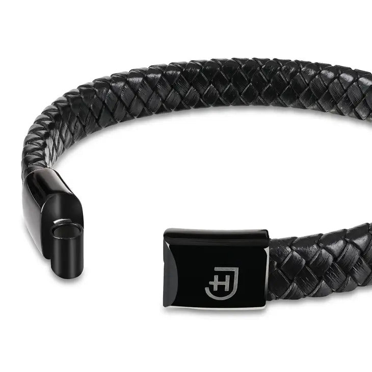 James Hawk Leather Bracelet - Black - Jewelery from James Hawk at The Prince Webshop