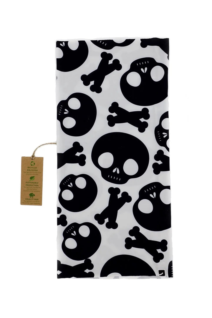 Black Skull Bandana - Multifunctional Scarf - Neckerchief from Scarf Designers Berlin at The Prince Webshop