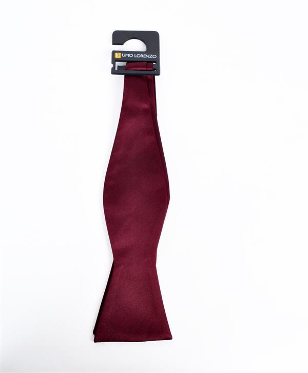 Wine red Self-tie Butterfly - Butterfly from Umo Lorenzo at The Prince Webshop