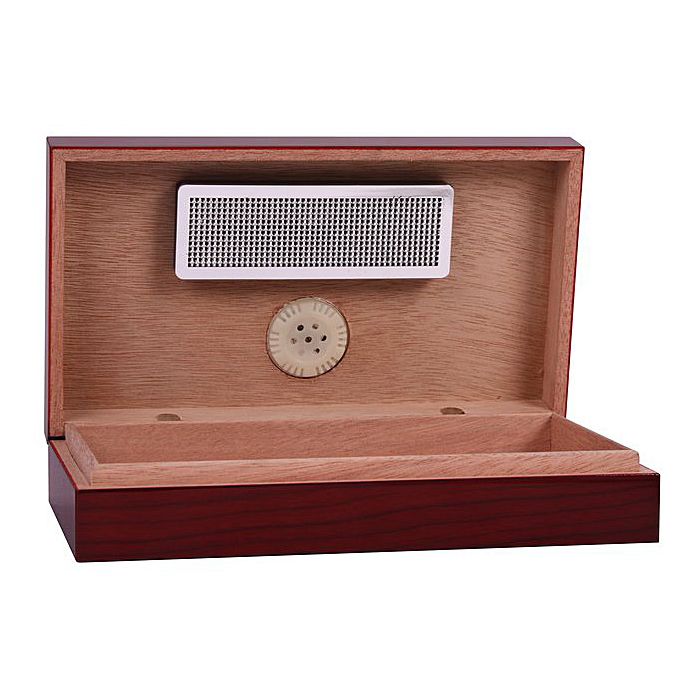 Compact Cigar Humidor in Wood - Cherry - Cigar Humidor from Smokers United at The Prince Webshop