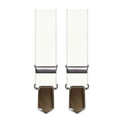 White Narrow Tuxedo Suspenders - Suspenders from SCANBELT Shooster at The Prince Webshop