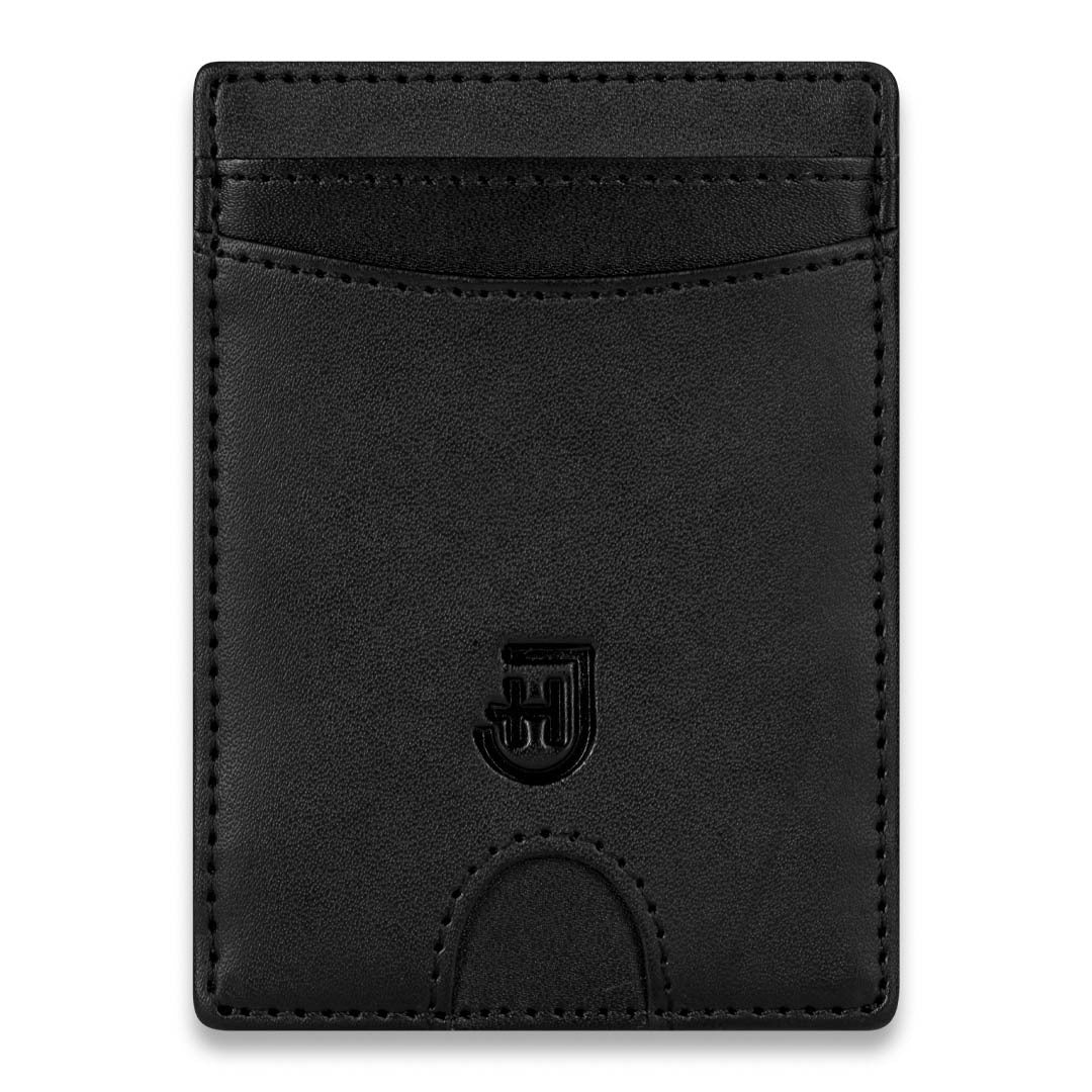 James Hawk Flip Wallet Black - Black Leather Wallet - Card holder from James Hawk at The Prince Webshop