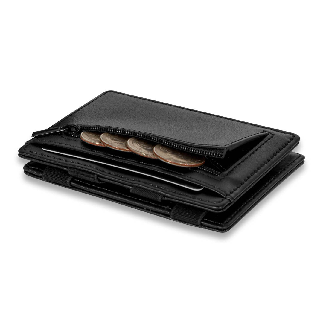 James Hawk Flip Wallet Black - Black Leather Wallet - Card holder from James Hawk at The Prince Webshop