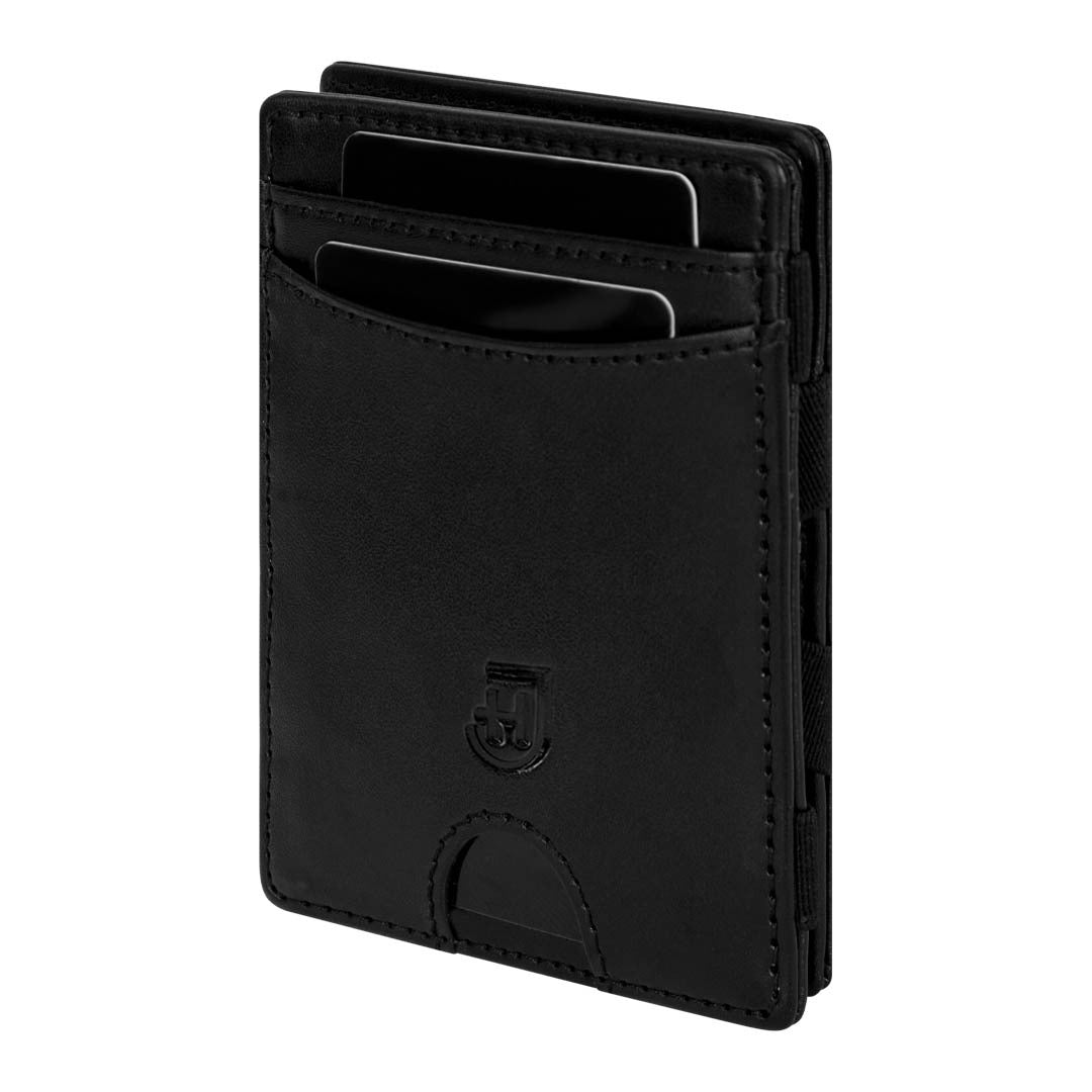 James Hawk Flip Wallet Black - Black Leather Wallet - Card holder from James Hawk at The Prince Webshop
