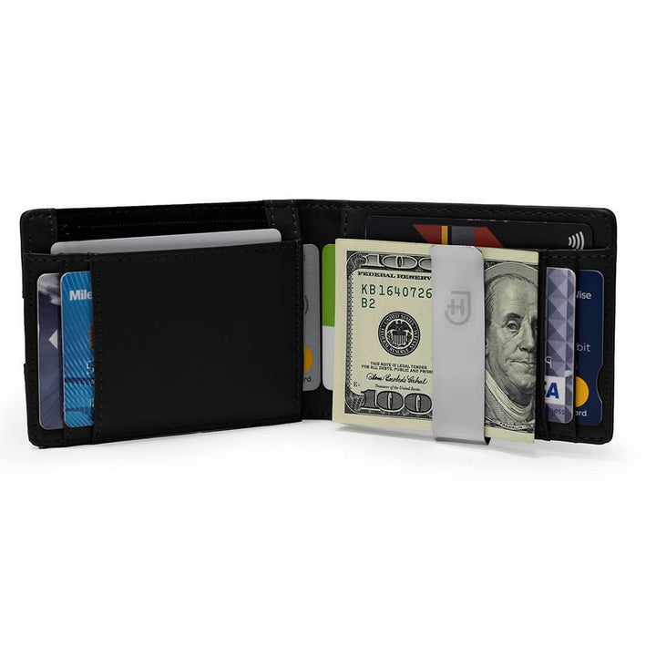 James Hawk Smart Wallet Black - Black Leather Wallet - Card holder from James Hawk at The Prince Webshop