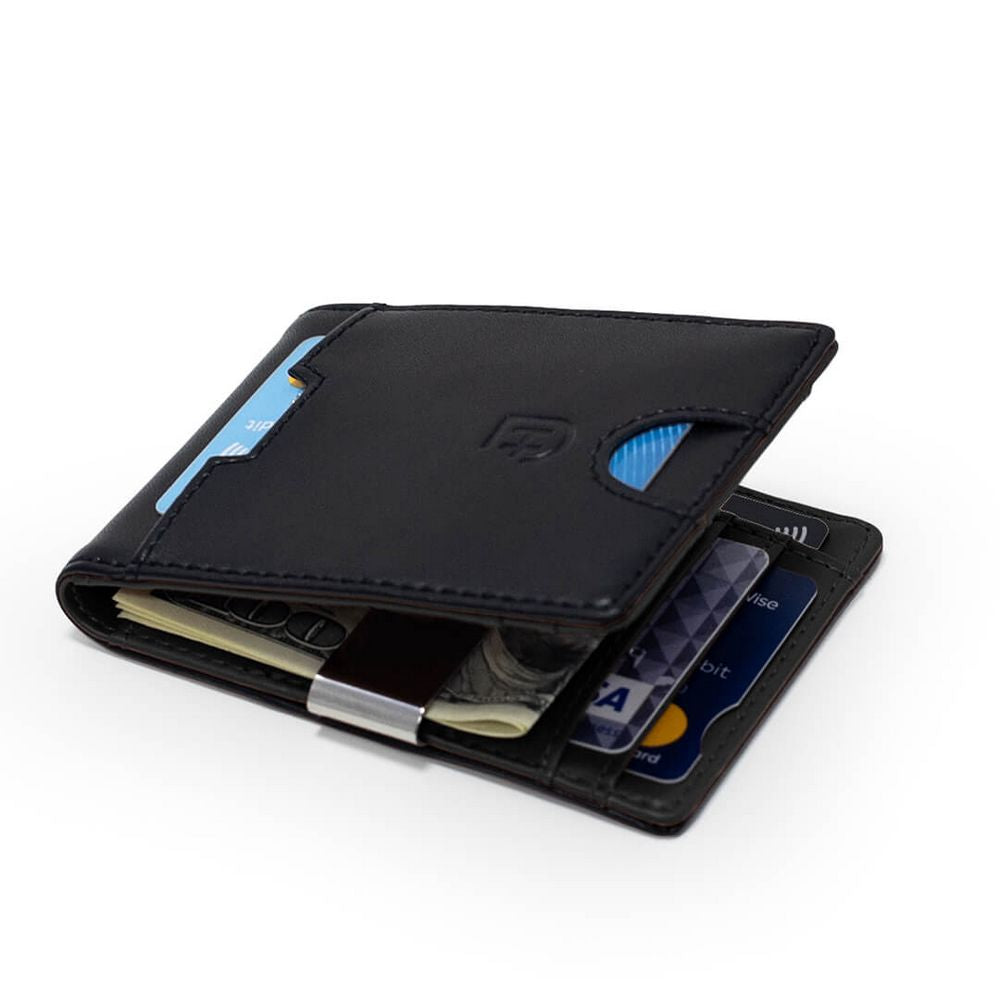 James Hawk Smart Wallet Black - Black Leather Wallet - Card holder from James Hawk at The Prince Webshop