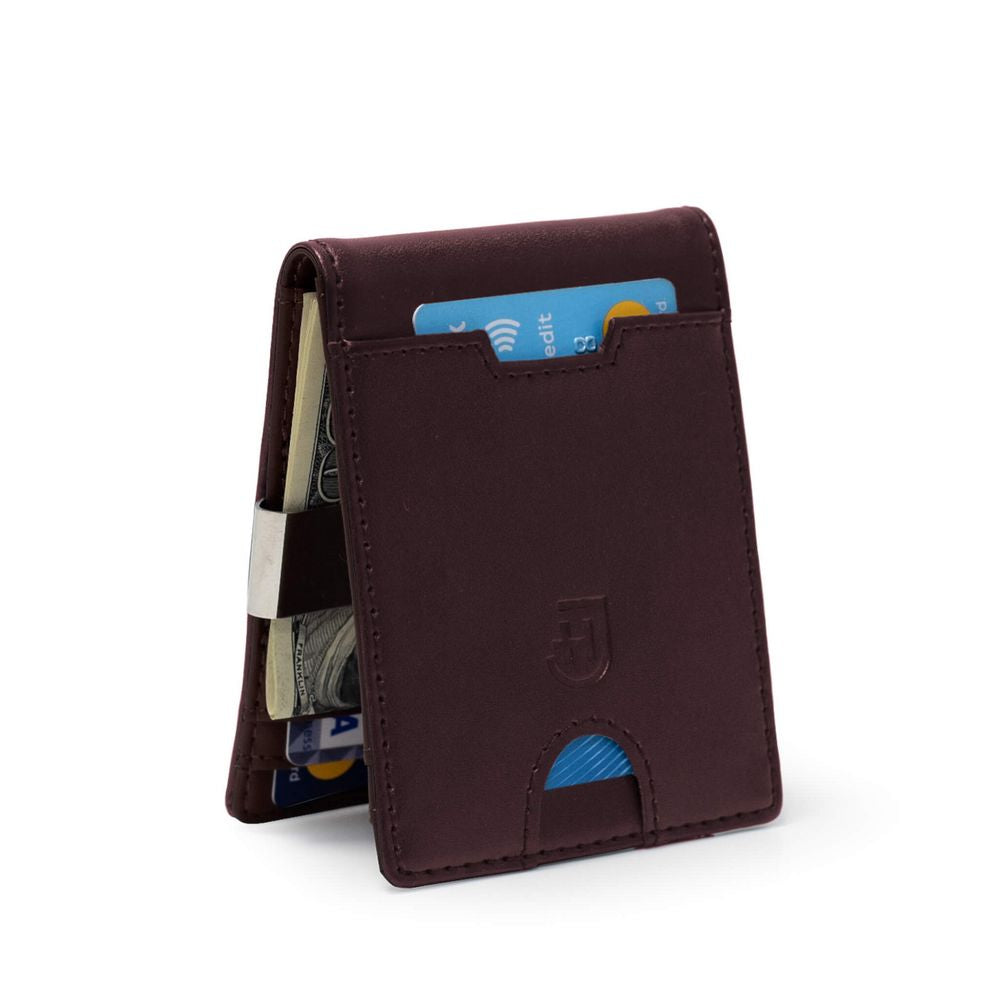 James Hawk Smart Wallet Brown - Dark Brown Leather Wallet - Card holder from James Hawk at The Prince Webshop