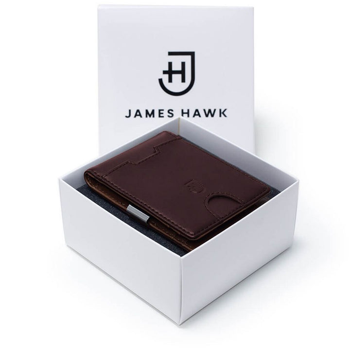 James Hawk Smart Wallet Camel - Light Brown Leather Wallet - Card holder from James Hawk at The Prince Webshop