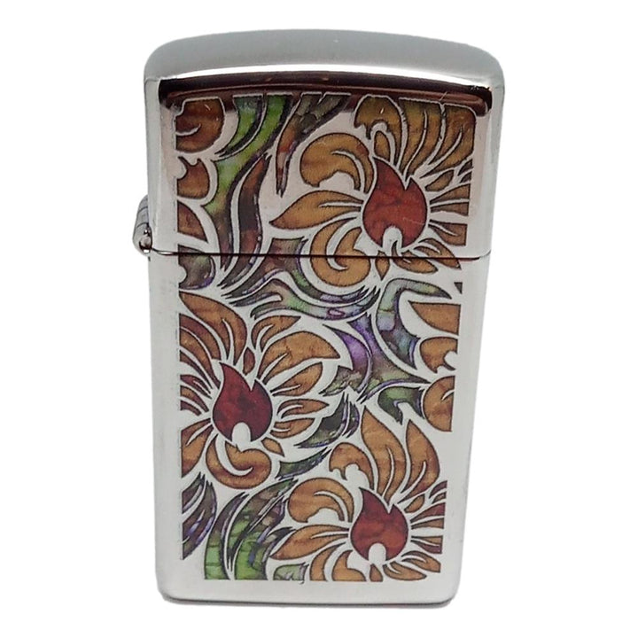 Original Slim Zippo Lighter - Fusion Floral - Zippo Lighter from Zippo at The Prince Webshop