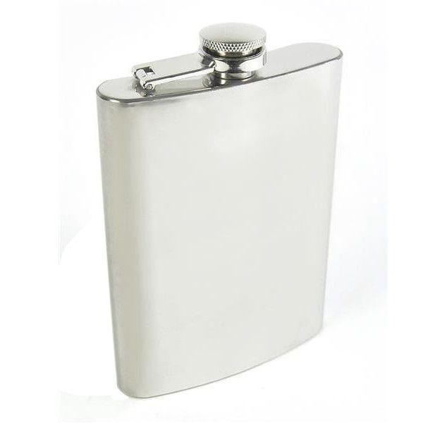 Pocket square in Stainless Steel - 23.5 cl - Blank - Pocket square from Gentlemens Depot at The Prince Webshop