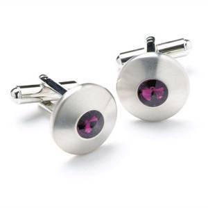 Cufflinks Amethyst Crystal - Cufflinks from Onyx Art of London at The Prince Webshop