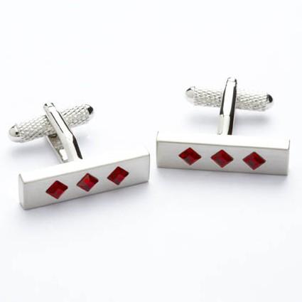 Cufflinks Crystal Siam - Cufflinks from Onyx Art of London at The Prince Webshop