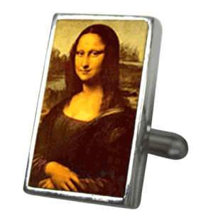 Cufflinks Mona Lisa or The Fallen Madonna with the Big Boobies - 3D - Cufflinks from Ceels at The Prince Webshop