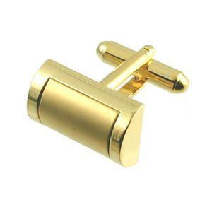 Cufflinks Satin Gold Rectangle - Cufflinks from Ceels at The Prince Webshop