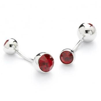 Cufflinks Reversible Crystal Siam - Cufflinks from Onyx Art of London at The Prince Webshop