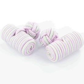 Cufflinks Barrel Lavender & Mint - Cufflinks from Onyx Art of London at The Prince Webshop