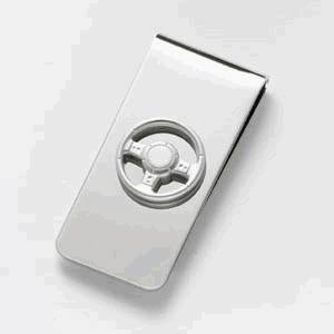Money clip Car Steering Wheel - Money clip from Onyx Art of London at The Prince Webshop