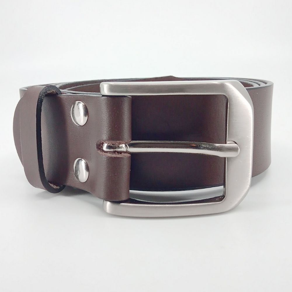 Leather Belt - Fred - Dark Brown - Belt from The Leather Belt Co. at The Prince Webshop