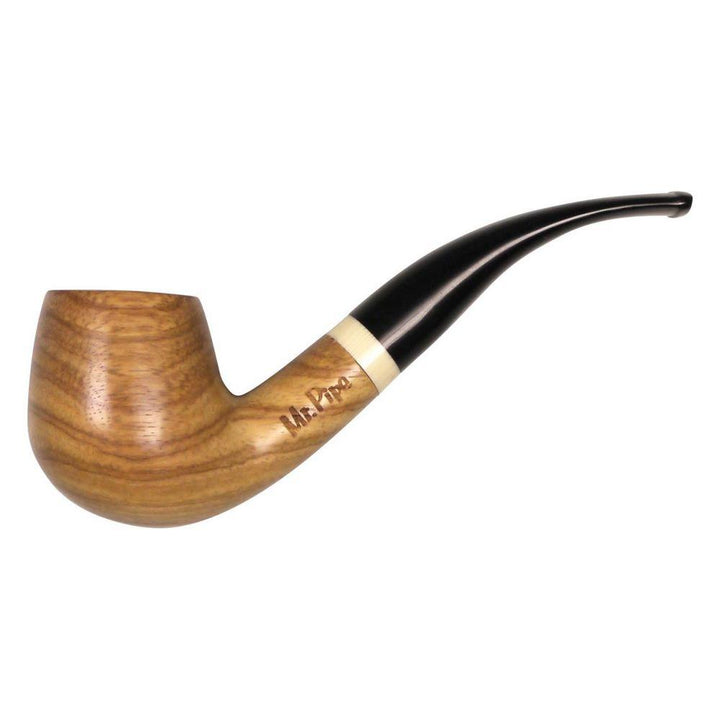 Mr. Pipe Pipe Natural Redwood Bent incl. Stand - Pipe from Mr. Pipe at The Prince Webshop