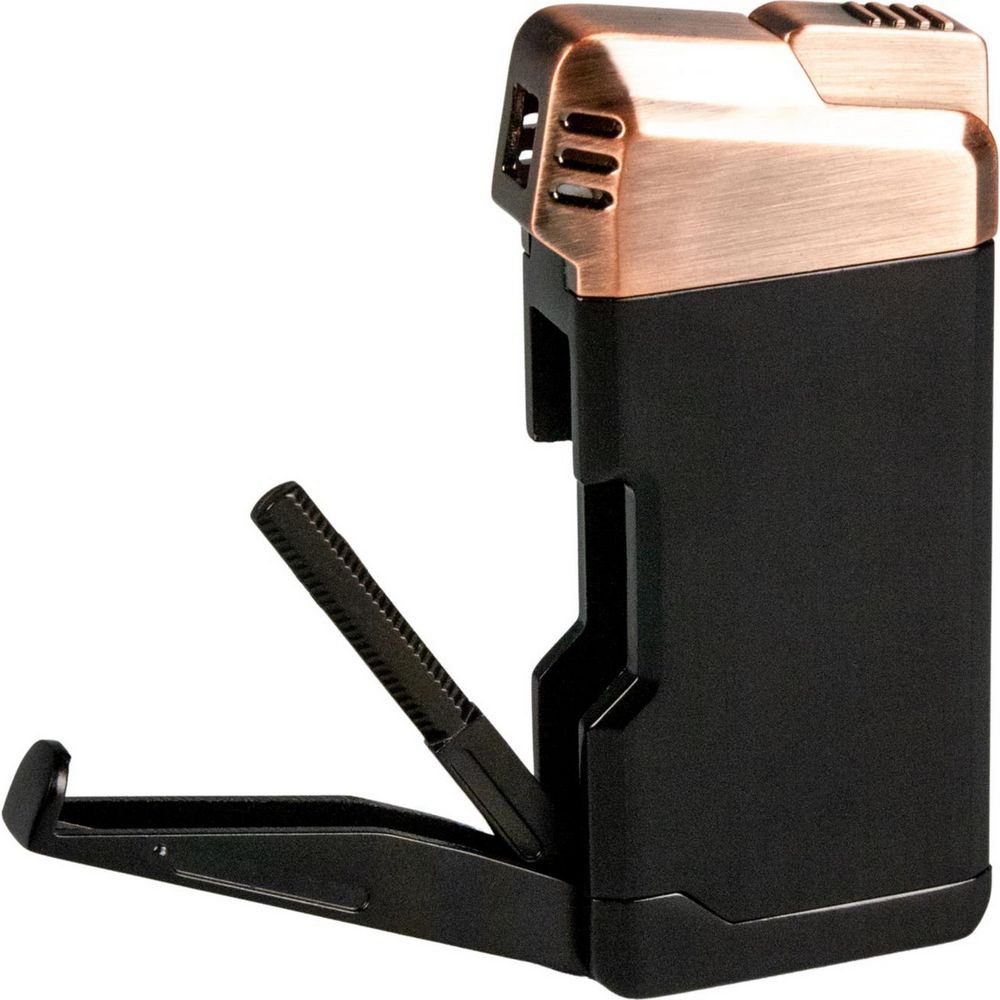 Pipe Piezo Lighter PASSATORE "Henry" Black with Tool - Lighter from Passatore at The Prince Webshop