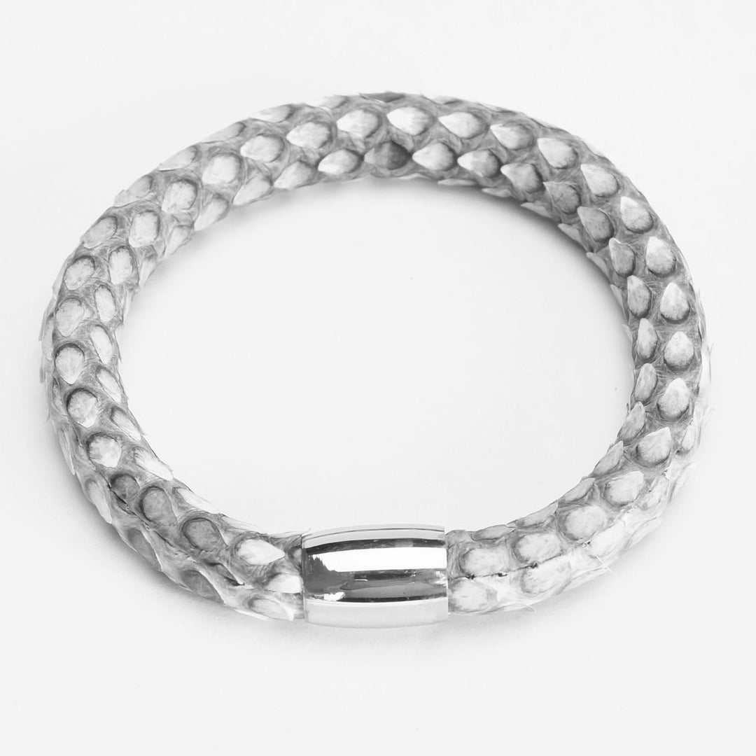 Python - Gray Mottled Snakeskin Bracelet - Jewelry from The Leather Belt Co. at The Prince Webshop