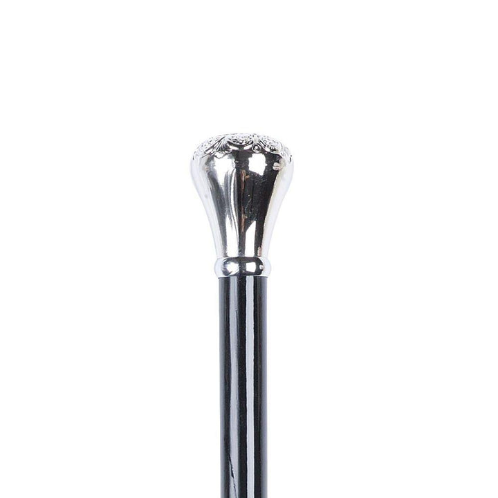 Company cane with Chrome Decor Knob - Spade cane from Charles Buyers & Co Ltd at The Prince Webshop