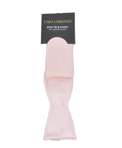 Self-tie bow tie and pocket square - Absolut Apeach - Bow tie and pocket square set from Umo Lorenzo at The Prince Webshop