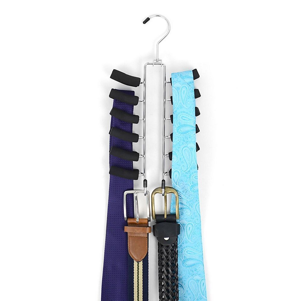 Tie holder Black in Chrome - Tie Hanger from Umo Lorenzo at The Prince Webshop
