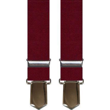 Narrow Braces Bordeaux 120 cm X back - Braces from SCANBELT Shooster at The Prince Webshop