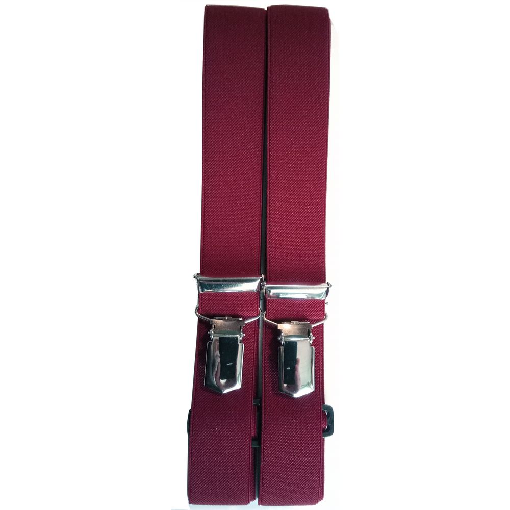 Narrow Braces Bordeaux 120 cm X back - Braces from SCANBELT Shooster at The Prince Webshop